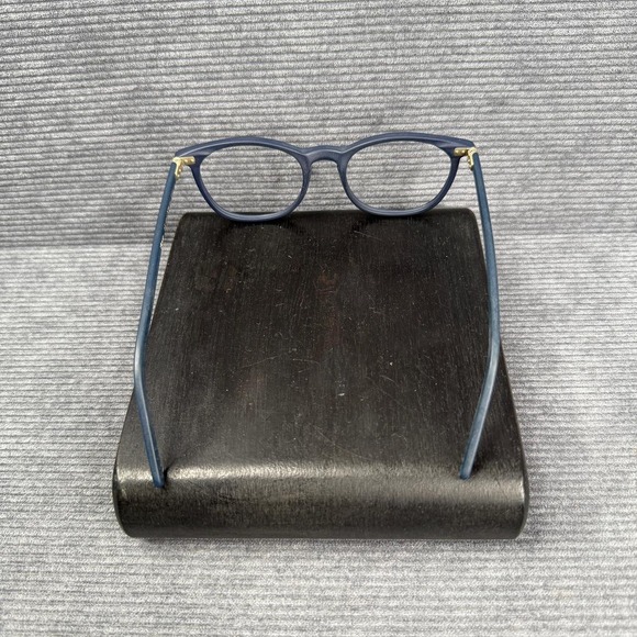 LUNOR A5 Mod. 234 col. 26m Glasses Frame Blue Matte 49-19-146 Germany Handmade - Picture 7 of 9